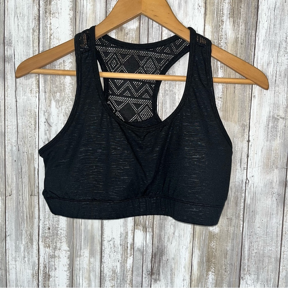 ZYIA Black Bomber Bra Women’s Large - Picture 3 of 6